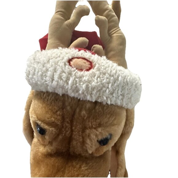 VTG Y2k Christmas Hound Dog Smart Ind. Group Sings "Jingle Bells" Toy Plush Read - Picture 15 of 15
